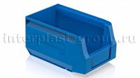 Складской лоток/контейнер для зап. частей, крепежей, голубой, 250x150x130 мм