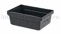 Вкладываемый контейнер KVR 6422 с усиленным дном темно-серый
