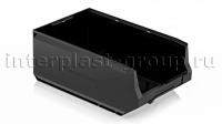Складской лоток/контейнер для зап. частей, крепежей, черный, 500x300x200 мм