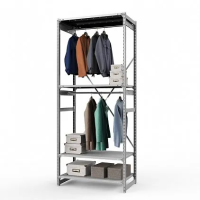 Стеллаж металлический ТСУ Универсал, 2500x1060x600 мм.Штанги: 2шт. Полки: метал. перф. 4 шт.