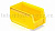 Складской лоток/контейнер для зап. частей, крепежей, желтый, 250x150x130 мм