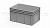 Евроконтейнер закрытые ручки/усиленное дно (серый), 600x400x320 мм