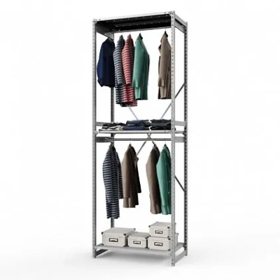 Стеллаж металлический ТСУ Универсал, 3000x1060x600 мм.Штанги: 2шт. Полки: метал. перф. 3 шт.