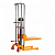Ручной гидравлический штабелер PJ 4150 (г/п 400 кг, 1.5 м, с вилами и площадкой) SMART