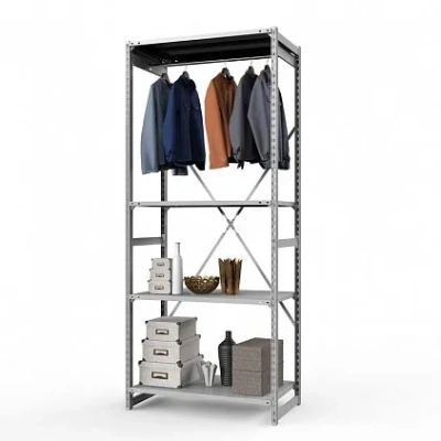 Стеллаж металлический ТСУ Универсал, 2500x1060x500 мм.Штанги: 1шт. Полки: метал. 4 шт.