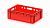 Ящик для мяса и колбасных изделий Е-2 красный