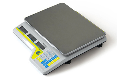 Штрих-слим Т300 15-2,5 Д1А ДП7С6 LCD с аккум, со стойкой, POS RS232 - Торговые электронные весы