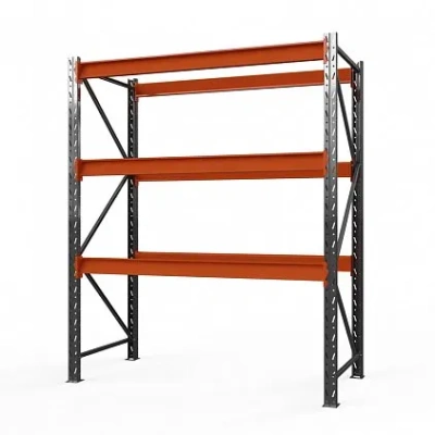 Стеллаж металлический Оптима, 3000x1530x785 мм. Полки: 3 шт. без настила